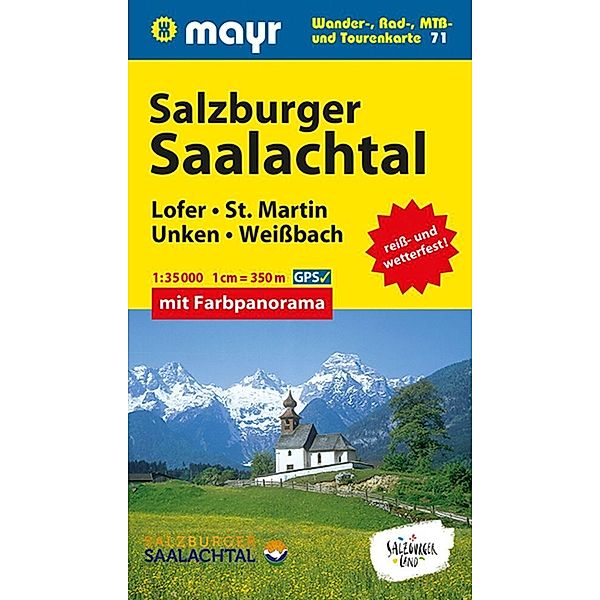 Mayr Karte Salzburger Saalachtal