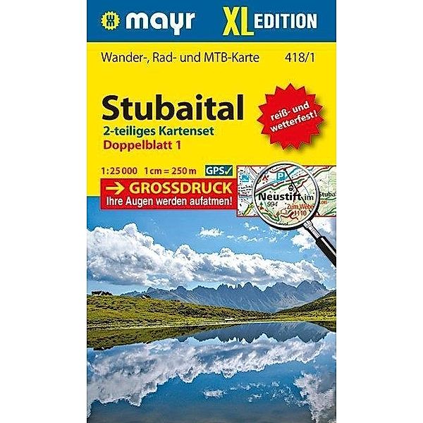 Mayr Karte Stubaital, 2 Bl.