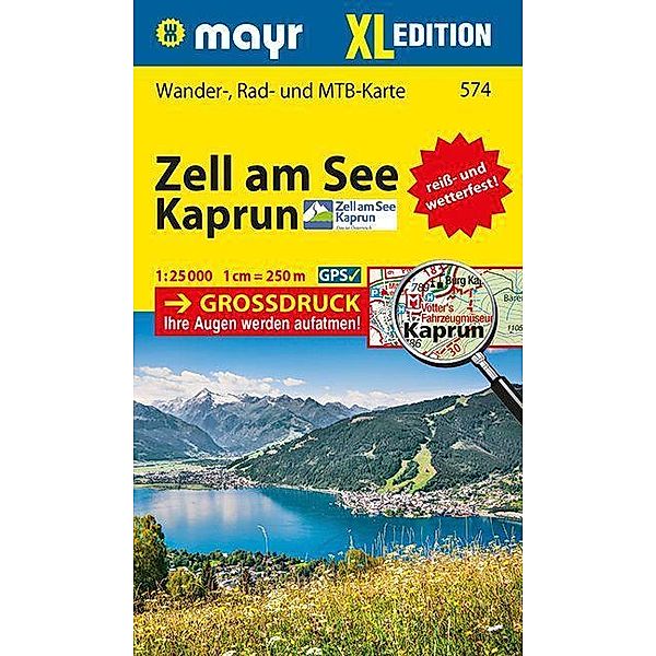 Mayr Karte Zell am See, Kaprun