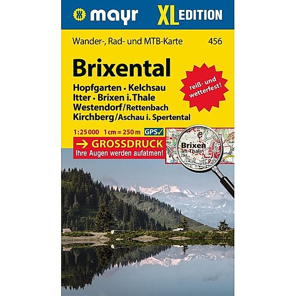 Mayr Wanderkarte Brixental XL 1:25.000