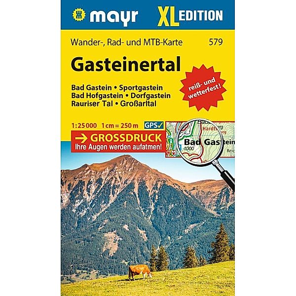 Mayr Wanderkarte Gasteinertal XL 1:25.000