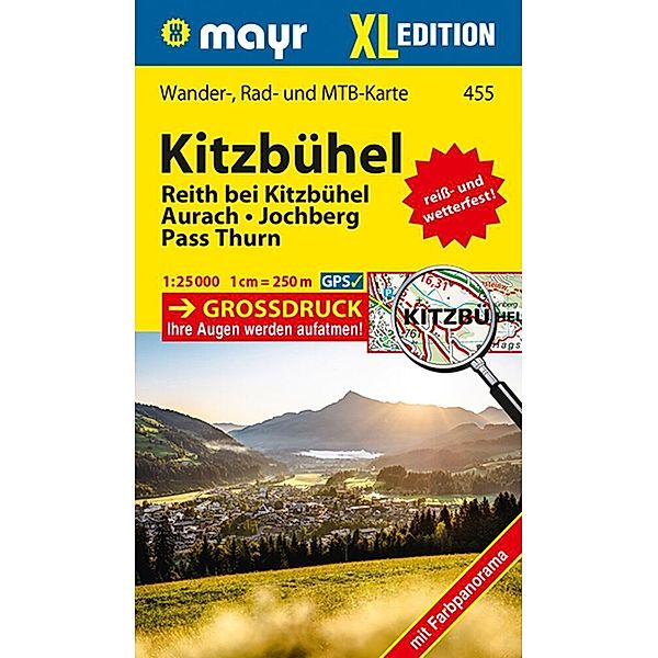 Mayr Wanderkarte Kitzbühel XL 1:25.000