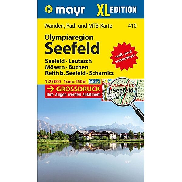 Mayr Wanderkarte Olympiaregion Seefeld XL 1:25.000