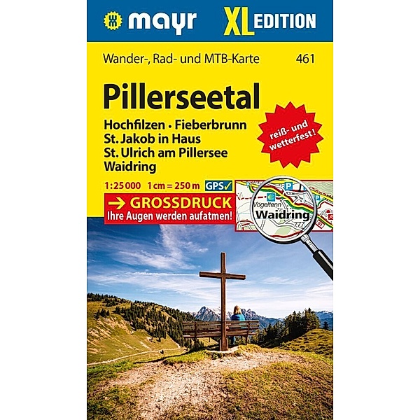 Mayr Wanderkarte Pillerseetal XL 1:25.000