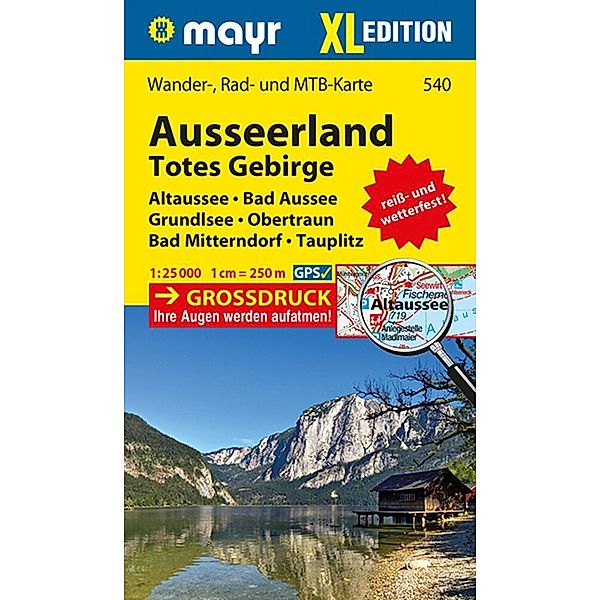 Mayr Wanderkarte / WM 540 / Mayr Karte Ausseerland