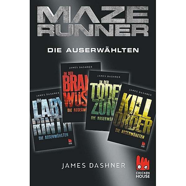 Maze Runner: Maze Runner - 4 x Die Auserwählten, James Dashner