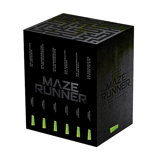 Maze-Runner-Schuber (6 Bände im Taschenbuch-Schuber inklusive Bonusband mit »Crank Palace« und »Die Geheimakten«), 6 Teile, James Dashner