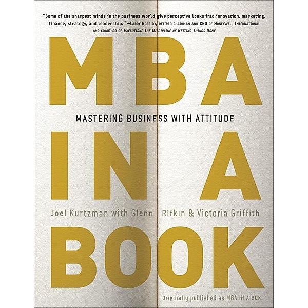 MBA in a Book, Joel Kurtzman, Glenn Rifkin, Victoria Griffith