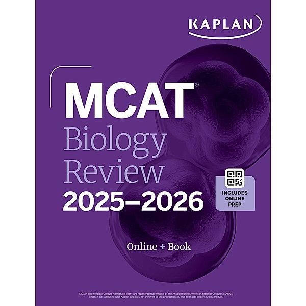 MCAT Biology Review 2025-2026, Kaplan Test Prep