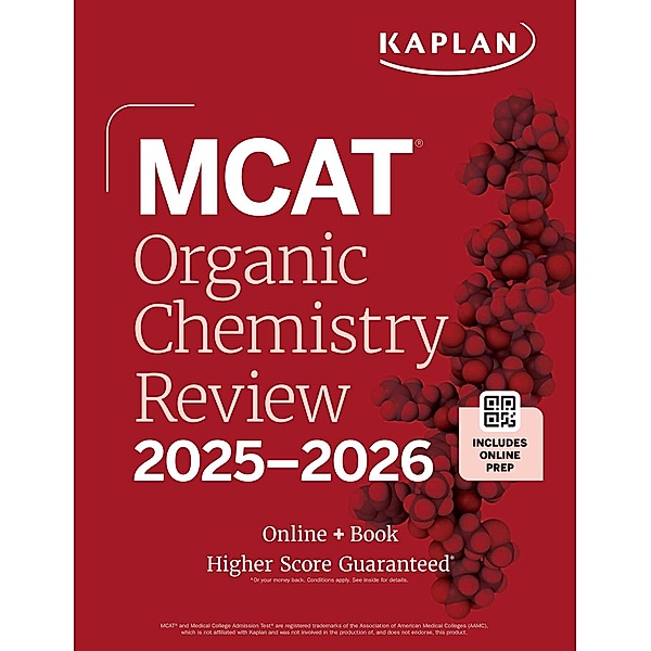 MCAT Organic Chemistry Review 2025-2026, Kaplan Test Prep