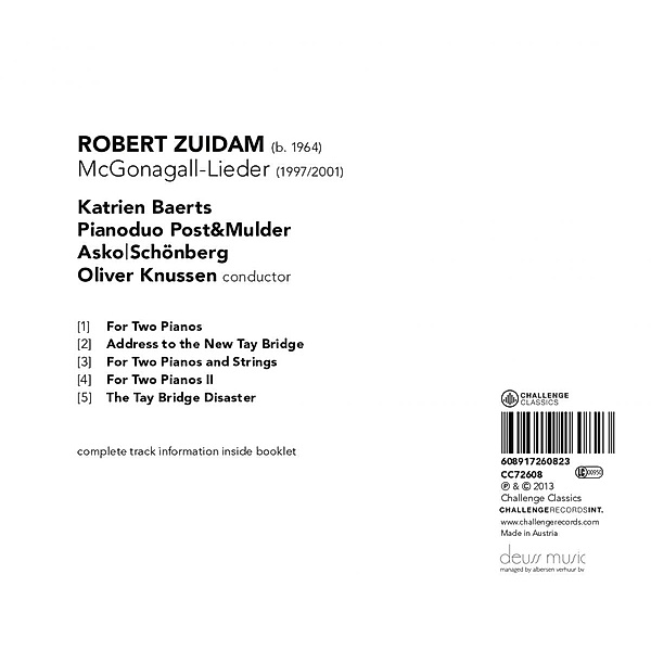 Mcgonagall-Lieder, Robert Zuidam