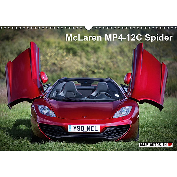 McLaren MP4-12C Spider (Wandkalender 2019 DIN A3 quer), Jürgen Wolff