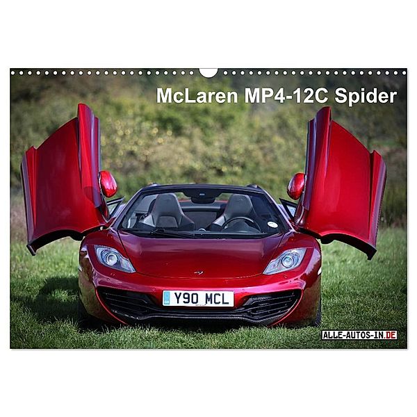 McLaren MP4-12C Spider (Wandkalender 2024 DIN A3 quer), CALVENDO Monatskalender, Jürgen Wolff