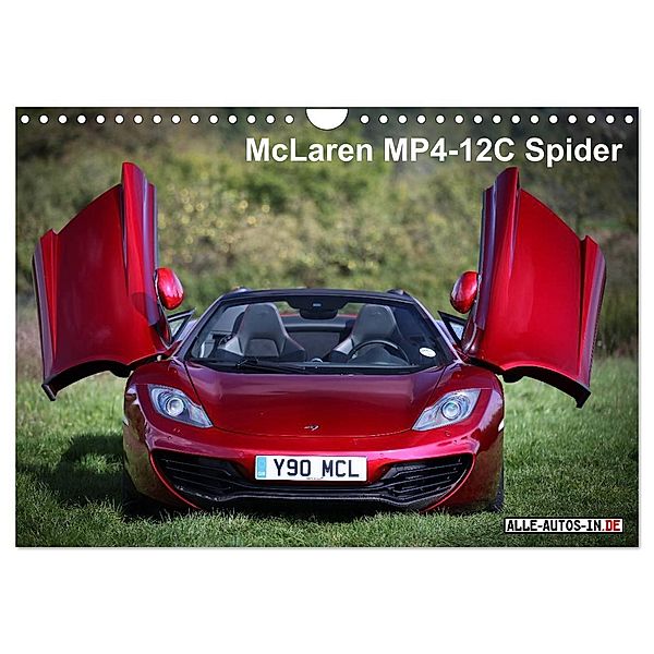 McLaren MP4-12C Spider (Wandkalender 2024 DIN A4 quer), CALVENDO Monatskalender, Jürgen Wolff