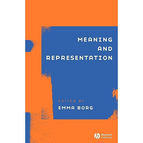 Meaning and Representation, Emma Borg