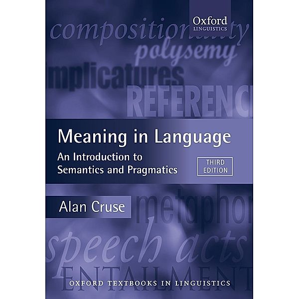 Meaning in Language, Alan Cruse