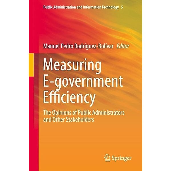 Measuring E-government Efficiency / Public Administration and Information Technology Bd.5