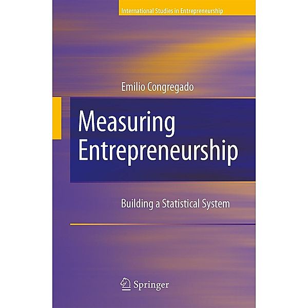Measuring Entrepreneurship / International Studies in Entrepreneurship Bd.16