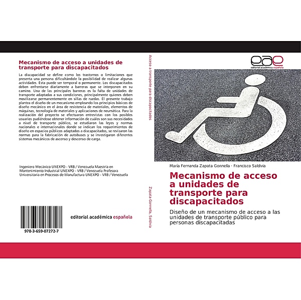 Mecanismo de acceso a unidades de transporte para discapacitados, María Fernanda Zapata Gonnella, Francisco Saldivia