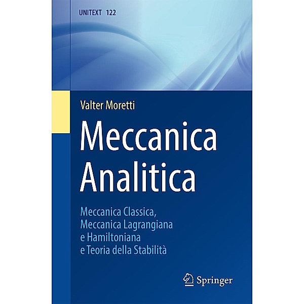 Meccanica Analitica / UNITEXT Bd.122, Valter Moretti