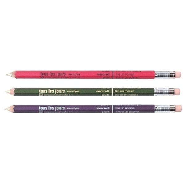 Mechanical pencil with eraser Days, Pink