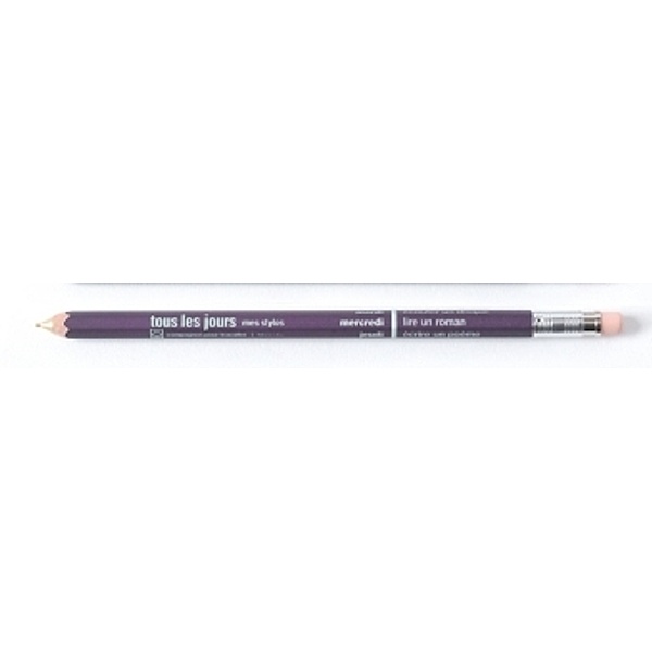 Mechanical pencil with eraser Days, Purple
