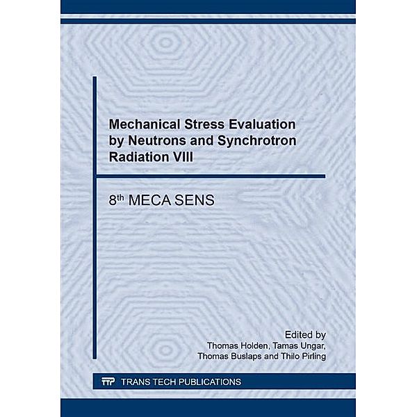 Mechanical Stress Evaluation by Neutrons and Synchrotron Radiation VIII