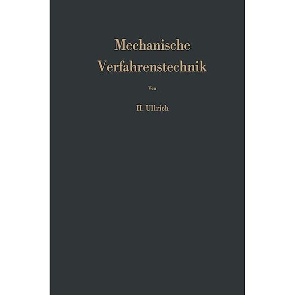 Mechanische Verfahrenstechnik, Hans-Jürgen Ullrich