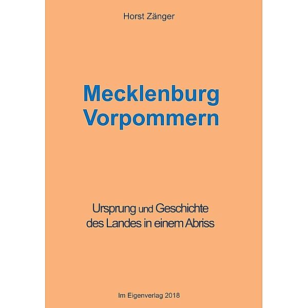 Mecklenburg Vorpommern, Horst Zänger