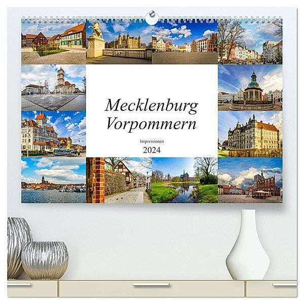 Mecklenburg Vorpommern Impressionen (hochwertiger Premium Wandkalender 2024 DIN A2 quer), Kunstdruck in Hochglanz, Dirk Meutzner