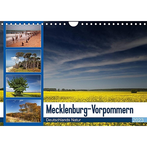 Mecklenburg-Vorpommern (Wandkalender 2023 DIN A4 quer), Thomas Deter