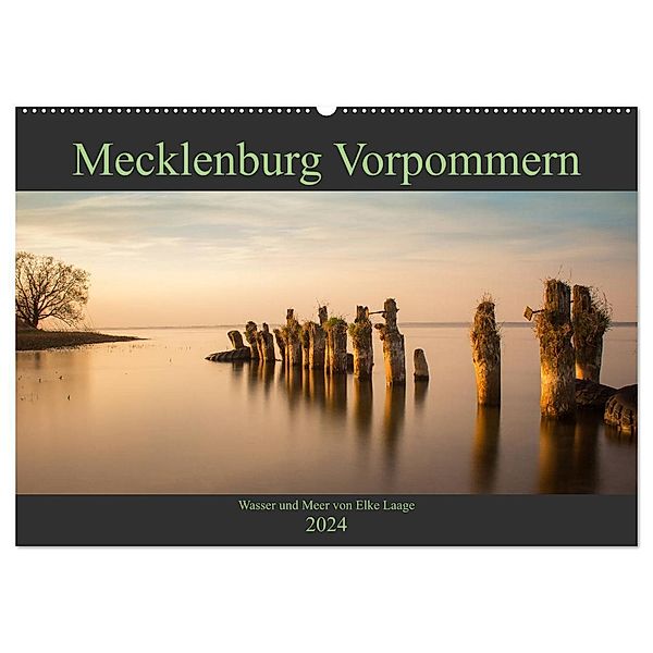 Mecklenburg Vorpommern - Wasser und Meer (Wandkalender 2024 DIN A2 quer), CALVENDO Monatskalender, Elke Laage