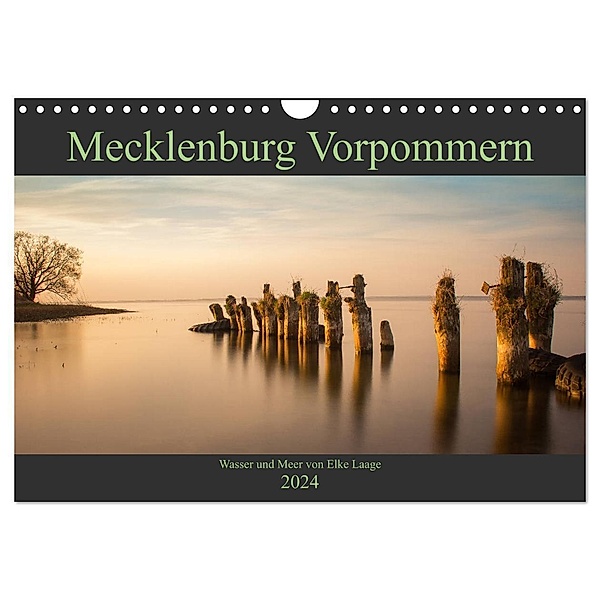 Mecklenburg Vorpommern - Wasser und Meer (Wandkalender 2024 DIN A4 quer), CALVENDO Monatskalender, Elke Laage