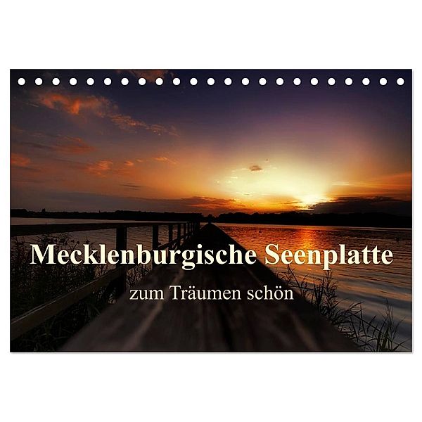 Mecklenburgische Seenplatte - zum Träumen schön (Tischkalender 2024 DIN A5 quer), CALVENDO Monatskalender, Petra Voss