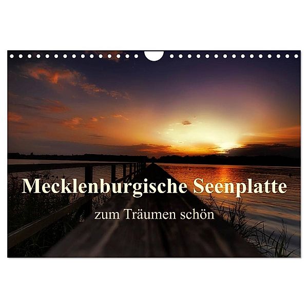 Mecklenburgische Seenplatte - zum Träumen schön (Wandkalender 2024 DIN A4 quer), CALVENDO Monatskalender, Petra Voss