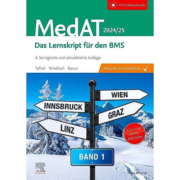 MedAT 2024/25 - Band 1, Deniz Tafrali, Paul Yannick Windisch, Sinan Barus, Lena Dax