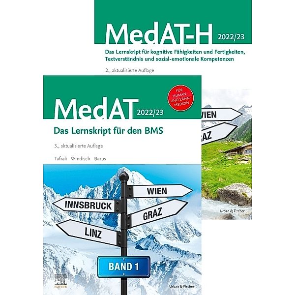 MedAT Set Bd.1+2 (BMS 3.A.+/KFF/TV/SEK 2.A) 2022/2023, Deniz Tafrali, Paul Yannick Windisch, Sinan Barus, Flora Hagen