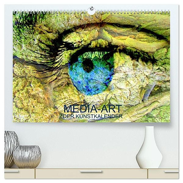MEDIA-ART Der Kunstkalender (hochwertiger Premium Wandkalender 2025 DIN A2 quer), Kunstdruck in Hochglanz, Calvendo, Bernd Lauer