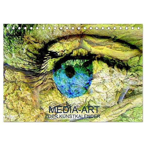 MEDIA-ART Der Kunstkalender (Tischkalender 2024 DIN A5 quer), CALVENDO Monatskalender, Bernd Lauer
