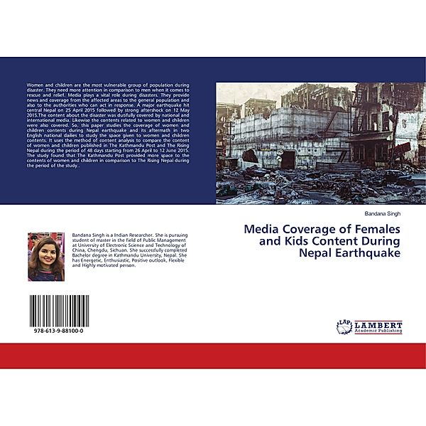 Media Coverage of Females and Kids Content During Nepal Earthquake, Bandana Singh