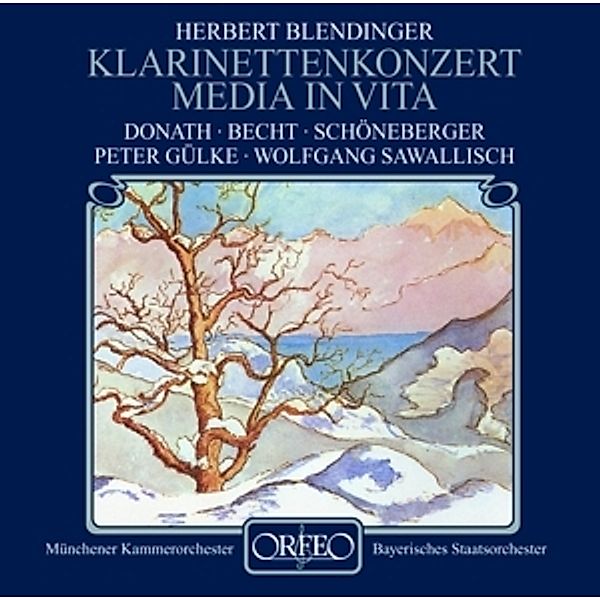 Media In Vita Op.35/Klarinettenkonzert Op.72, Donath, Becht, Sawallisch, Bsom
