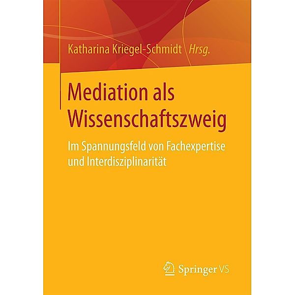 Mediation als Wissenschaftszweig