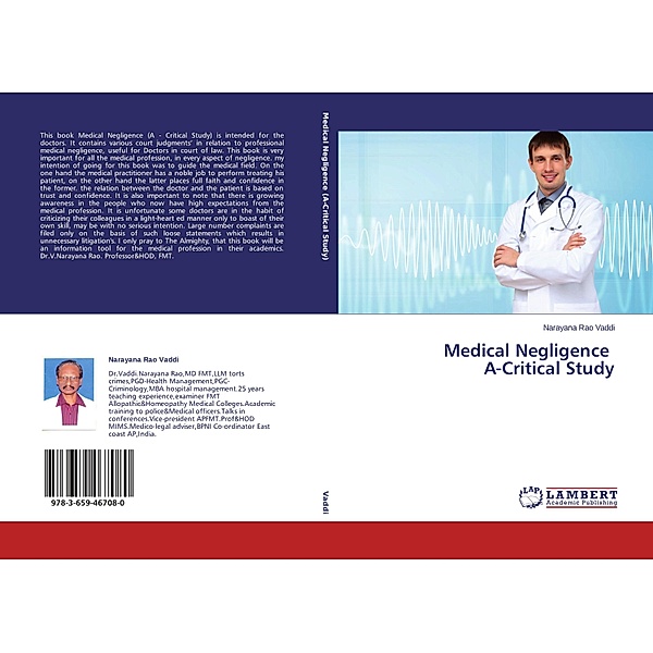 Medical Negligence A-Critical Study, Narayana Rao Vaddi