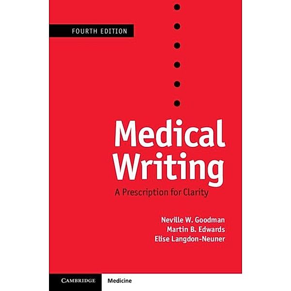 Medical Writing, Neville W. Goodman