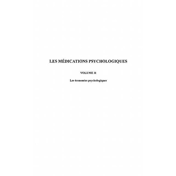Medications psychologiques t.2 / Hors-collection, Janet Pierre
