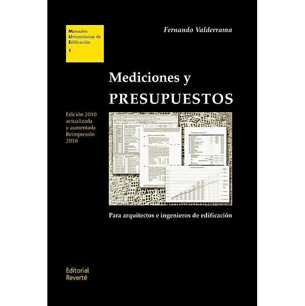 Mediciones y presupuestos / Manuales Universitarios de Edificación (MUE), Fernando González Fernández de Valderrama