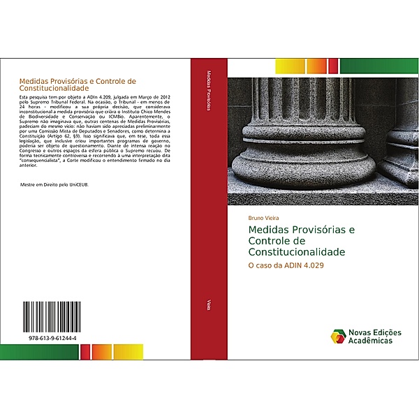 Medidas Provisórias e Controle de Constitucionalidade, Bruno Vieira