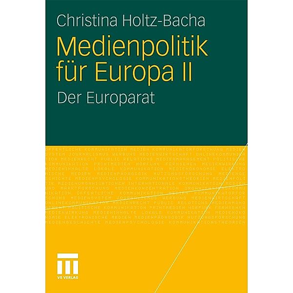 Medienpolitik für Europa II, Christina Holtz-Bacha