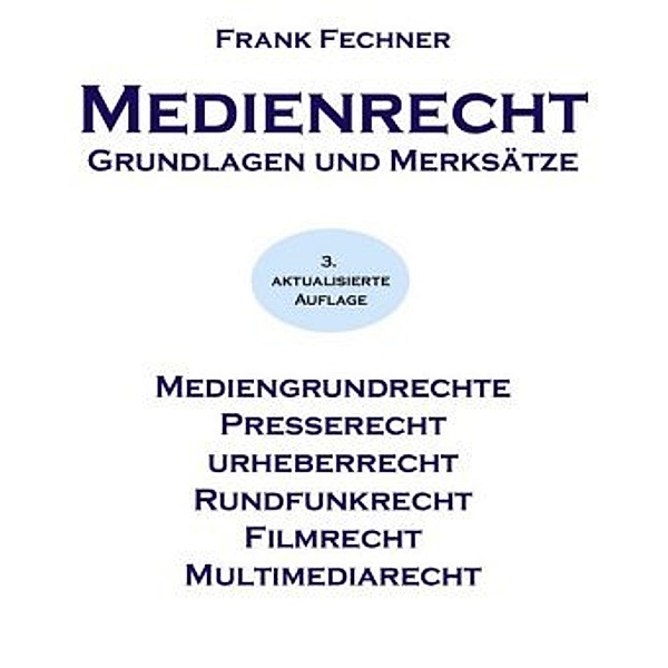 Medienrecht, 1 MP3-CD, Frank Fechner