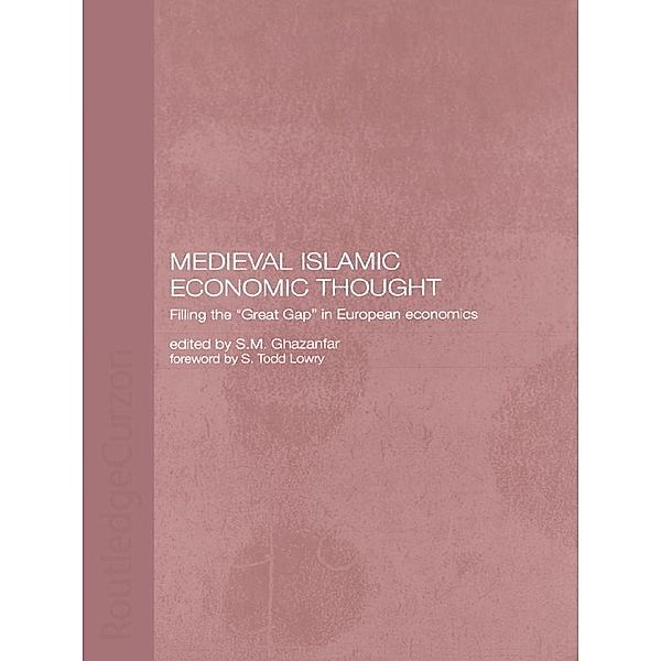 Medieval Islamic Economic Thought, S. M. Ghazanfar